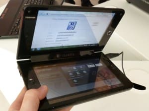 Toshiba's Libretto W100 Mobile Computer Toshiba's Libretto W100 Mobile Computer